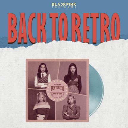 BLACKPINK 官方正版周边 The Game Back To Retro 小卡电子专