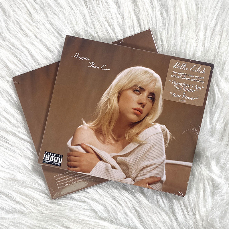 现货正版 碧梨新专辑 billie eilish happier than ever cd唱片