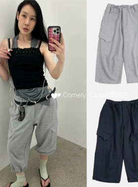 cerric 韩国设计师品牌 26夏季新款Capri Cargo Pants工装七分裤