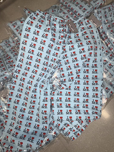 买手店正品 Ashley Williams 25新款 美式爱心印花宽松运动卫裤女