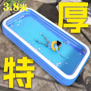 超大儿童游泳池充气游泳池家庭婴儿泳池成人家用加厚超大号戏水池