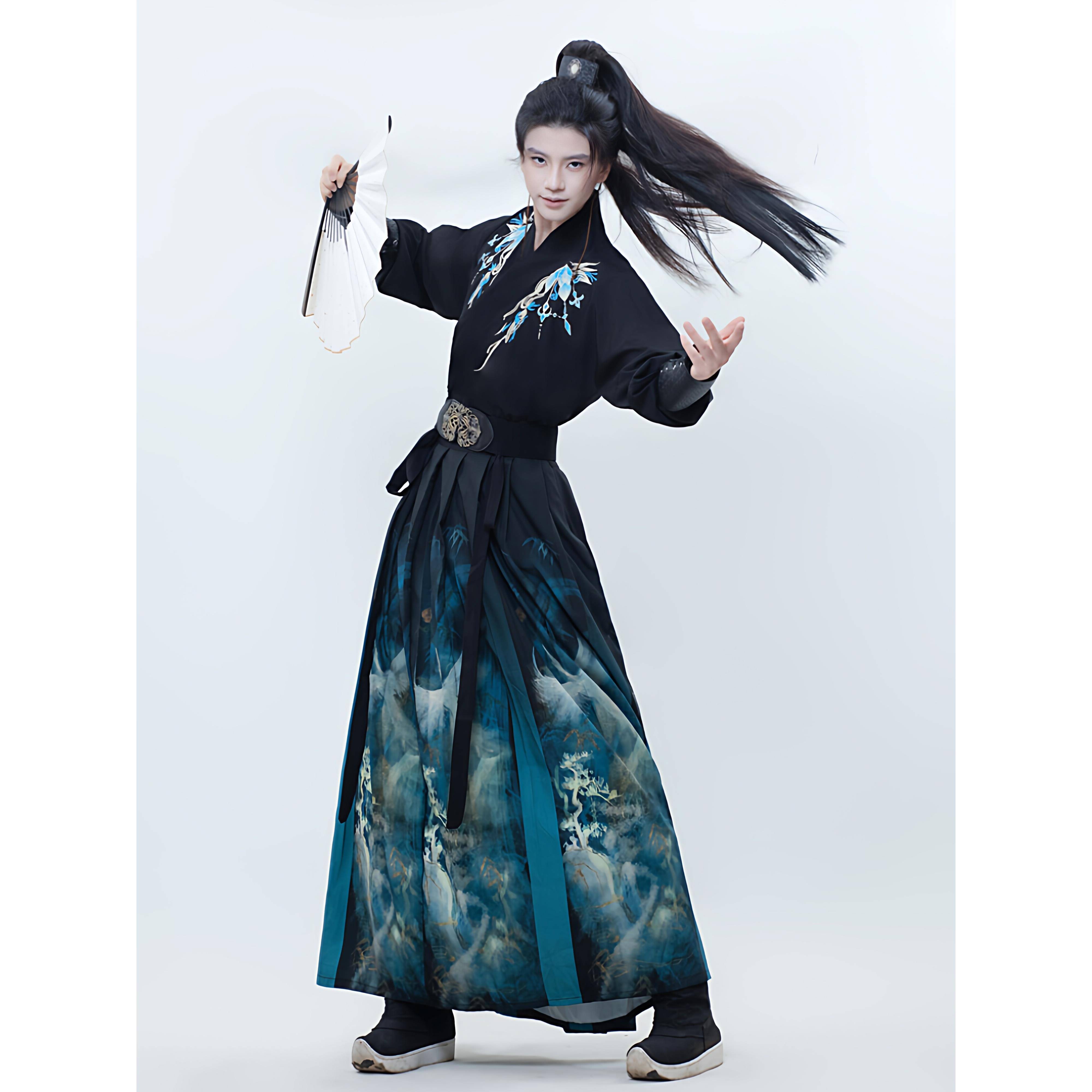 汉服男女款武侠中国风侠客古风国潮劲装日常学生班服古装演出服装