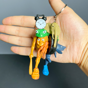 ai山海经融合手办全套钥匙扣爆款木棍人通通通学生书包挂件送同学