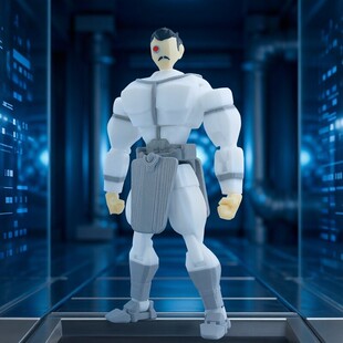 无敌小子4克雷格关节可动手办玩具3d打印少侠马克征服奥利佛模型