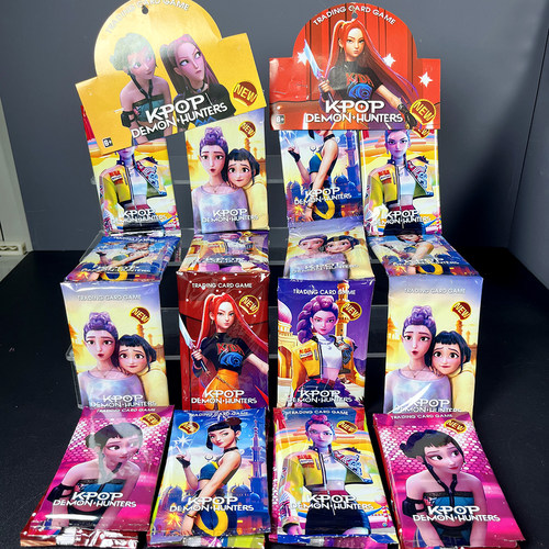 kpop猎魔女团整挂卡包36包全集收藏卡片儿童对战稀有卡牌玩具礼物