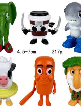 Q萌小鲨鱼AI山海经手办Tralalero Tralala穿鞋鲨鱼公仔摆件玩具