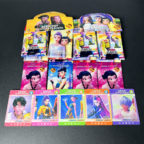 K-pop-Demon Hunters猎魔女团周边卡牌外国爆款卡牌玩具儿童卡包