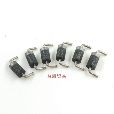 SF38G 直插二极管 3A600V 快恢复二极管 DO-27封装 SF38可代SF36G