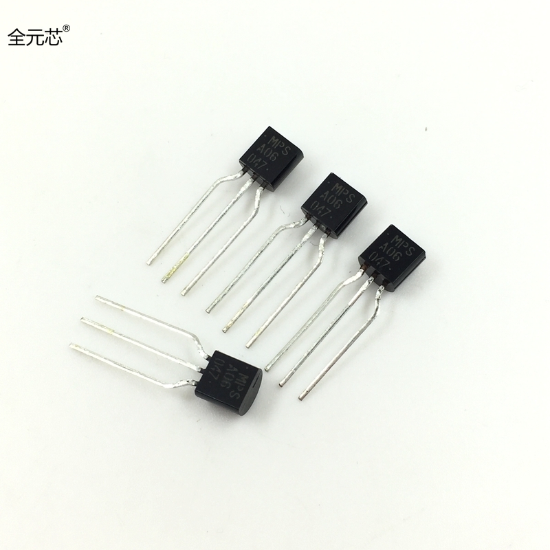 MPSA06 达林顿三极管 直插TO92封装 定型脚/直脚 晶体管 MPS A06