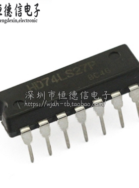 全新国产 直插 HD74LS27P SN74LS27N DIP-14 3输入端三或非门