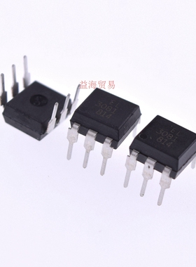 全新原装 EL3081直插光耦 DIP-6 可控硅驱动光电耦合器15ma/800V