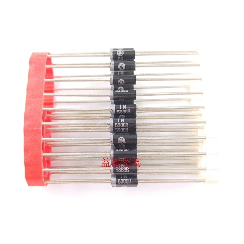 5W稳压二极管 1N5388B 直插大功率稳压管 IN5388 200V 插件
