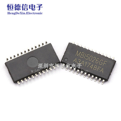 全新原装正品 MBI5026GF SOP-24 LED16位恒流驱动IC