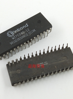 W27E040 芯片 IC集成电路 W27E040-12 双列DIP-32直插