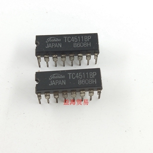 TC4511BP 集成电路 芯片 DIP16直插 IC 编码器 解码器 复用器