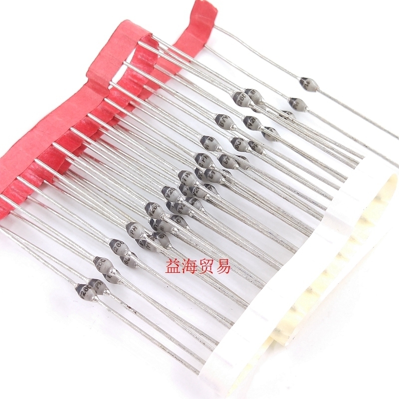 BYV26C 直插 高速恢复二极管 玻璃钝化 1A600V 圆珠椭圆形 SOD57