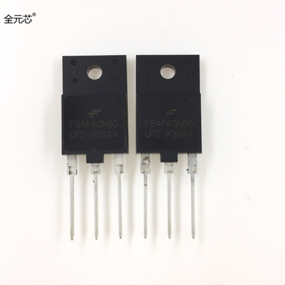 FGAF40N60UFD 直插三极管 插件 FGPF40N60 40A600V IGBT阻尼管