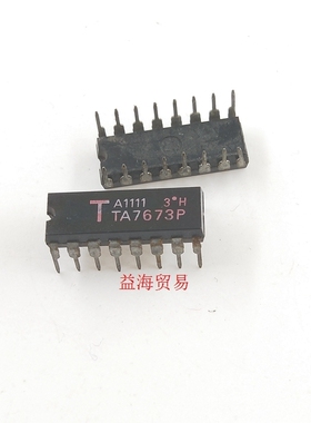 TA7673P 原装进口原字原脚拆机TOS东芝直插 甚高频波段射频调制器