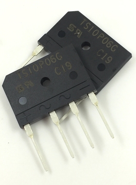 TS10P06G 整流桥 桥堆 10A800V 大功率排桥 扁桥 整流器直插4脚