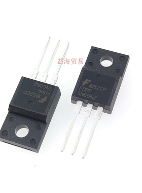 全新原装进口 FDPF5N60NZ 场效应MOS管 5A600V 液晶电源直插5N60