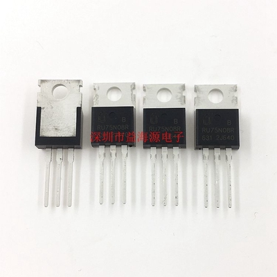 全新原装进口 逆变器常用 RU75N08R TO-220 75V 80A MOS场效应管