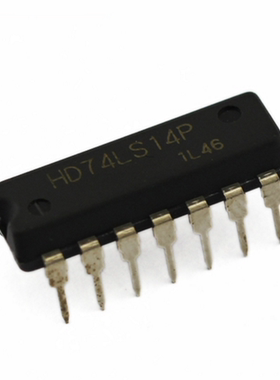 HD74LS14P 直插 74LS14 六反相施密特触发器 DIP-14芯片 全新原装
