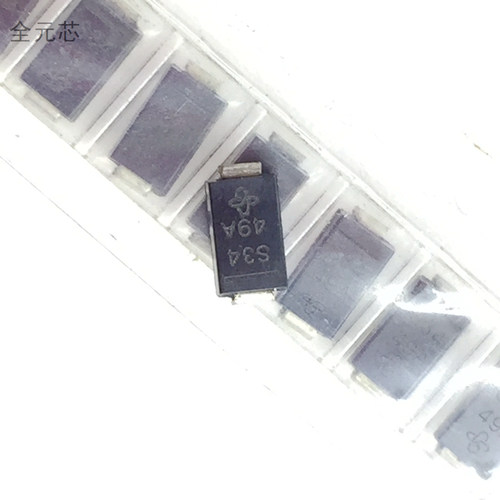 S34 肖特基二极管 贴片SMA封装 DO214AC 3A40V 全新 SSA34-E3/61T