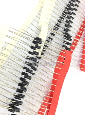 1N4750 二极管 直插 IN4750A 稳压管1W 27V DO-41塑封如图 塑封