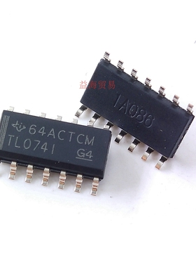 全新原装进口  TL0741 TL074I TL074IDR四运算放大器IC贴片SOP14