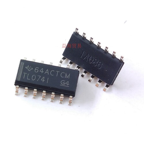 全新原装进口  TL0741 TL074I TL074IDR四运算放大器IC贴片SOP14