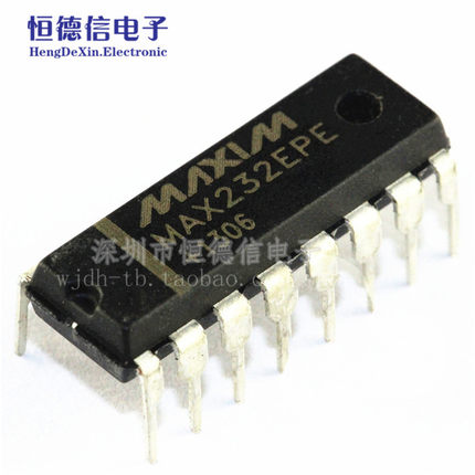全新 MAX232 MAX232CPE MAX232EPE DIP16 RS-232接口可以直接拍下