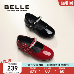 2026春季 新款 女童黑皮鞋 百丽童鞋 宝宝鞋 单鞋 小女孩公主鞋 儿童时尚