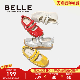 单鞋 赛车鞋 女童鞋 25秋冬新款 儿童薄底德训鞋 百丽芭蕾运动玛丽珍鞋