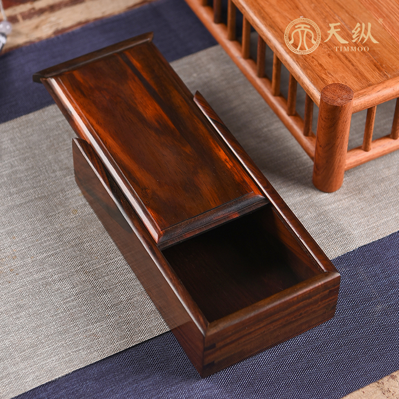 天纵大红酸枝17*9*4.5cm抽拉盒