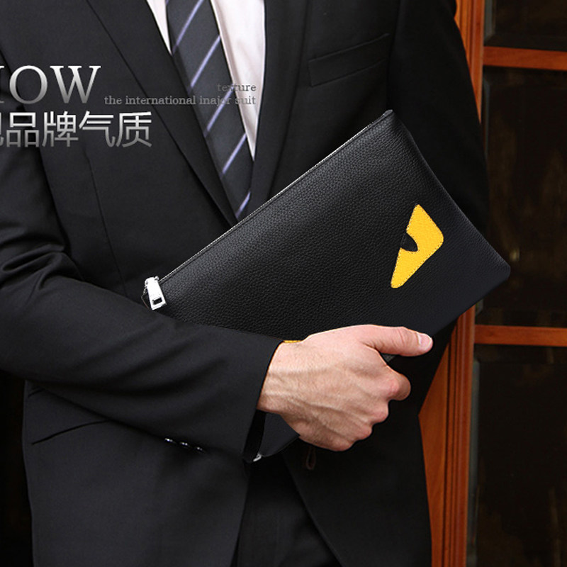 2026新款男款头层牛皮手拿包男士包袋