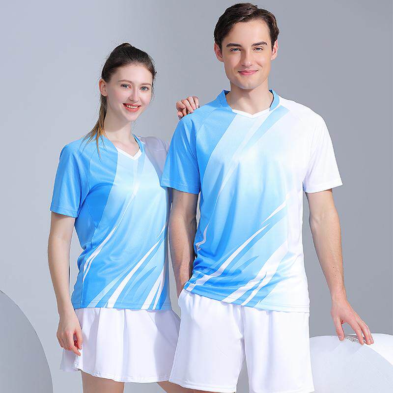 男女款羽毛球运动服球衣速干透气乒乓球比赛服吸汗团队训练服定制