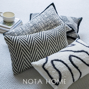 复古腰枕中古风轻奢抱枕客厅沙发抱枕套现代简约靠枕车载长条腰枕