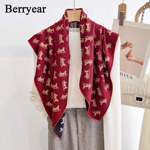 真丝羊毛围巾披肩外搭女丝毛方巾