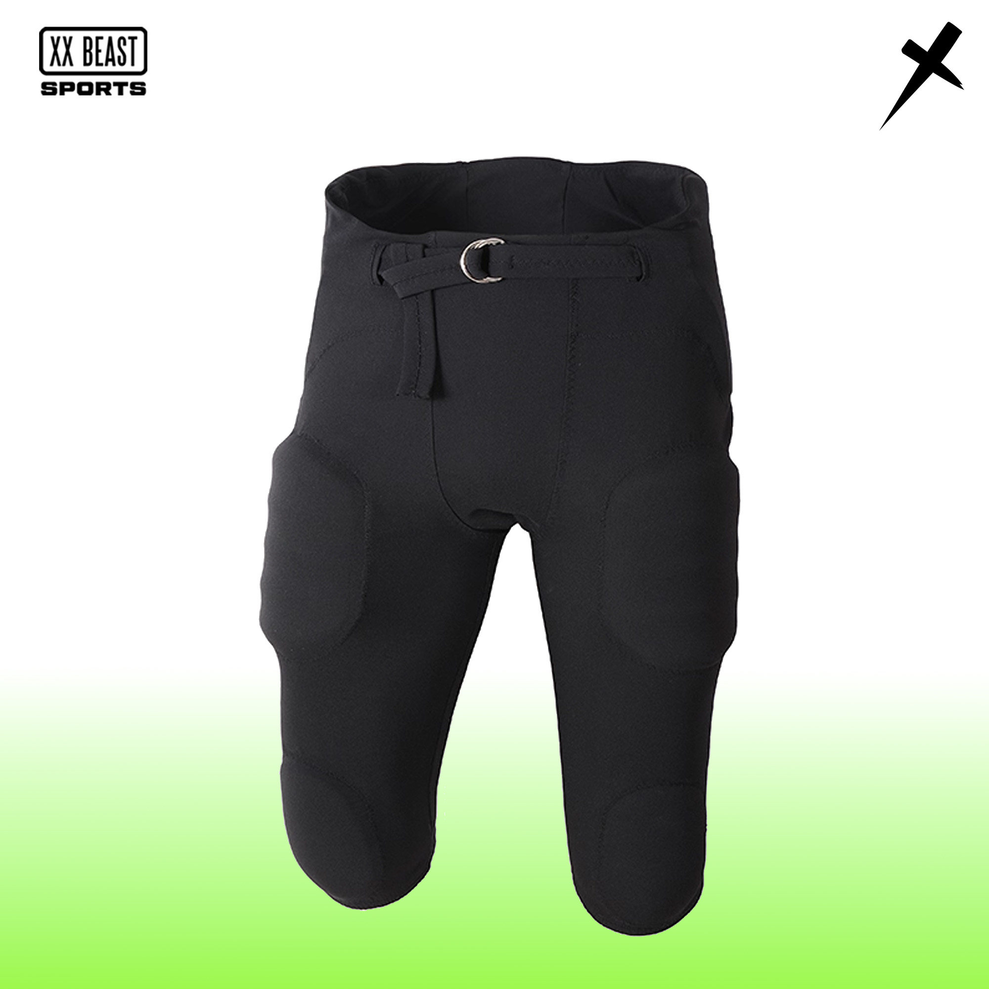 橄榄球青年橄榄球裤成人防撞一体