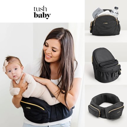Tushbaby腰凳婴儿背带二合一轻便透气可拆卸四季坐垫式抱娃神器
