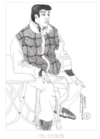 "Line Walking Figure Sketching 3 Oriental Divine Painting Student Works Collection Oriental Art Art Student Works Collection Children's Line Drawing Children's Art Training Class Line Drawing Textbook Art Learning Training. thumbnail 3