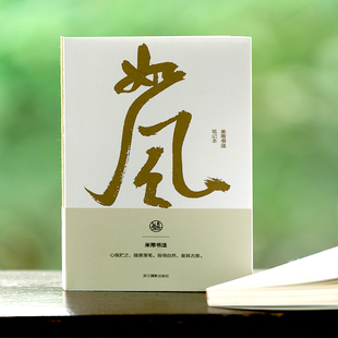 如风米芾书法笔记本 独喜文创古典现代特种纸笔记本手账本 文创个性中国书法理论笔记本手账本记事本