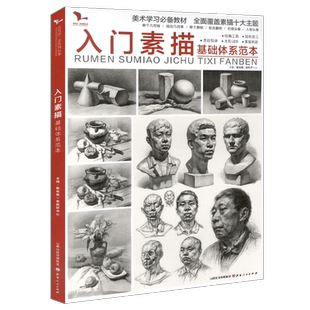 入门素描基础体系范本 2020我有我一套单个组合几何体素描静物石膏像人物头像临摹画册高考美术联考美院绘画教程教材初学书籍
