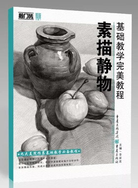 2018基础教学完美教程素描静物 敲门砖素描基础入门水果蔬菜陶瓷不锈钢塑料单体静物练习临摹范本联考校考美术正版自学教程教材书