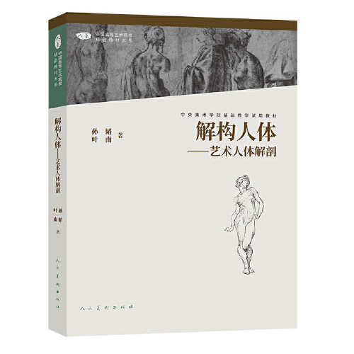 人体结构教学中央美术学院入门基础教材教程临摹书籍孙韬叶南人民美术