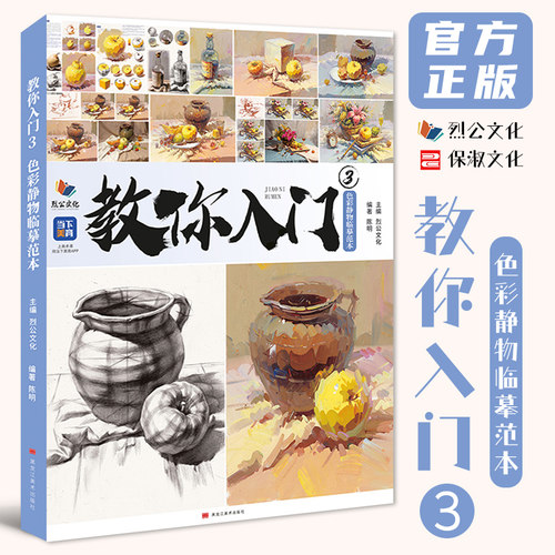 教你入门3色彩静物临摹范本烈公