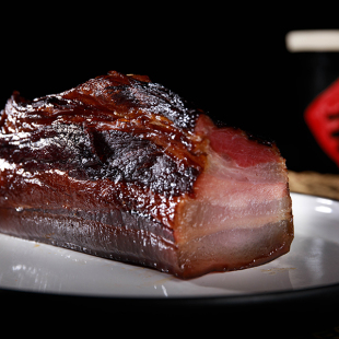 农家自制柴火烟熏咸肉腌肉 四川特产五花腊肉 包邮 老丈母