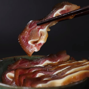 老丈母四川特产土猪腊肉农家自制烟熏腊猪舌头 猪耳朵 猪拱嘴包邮