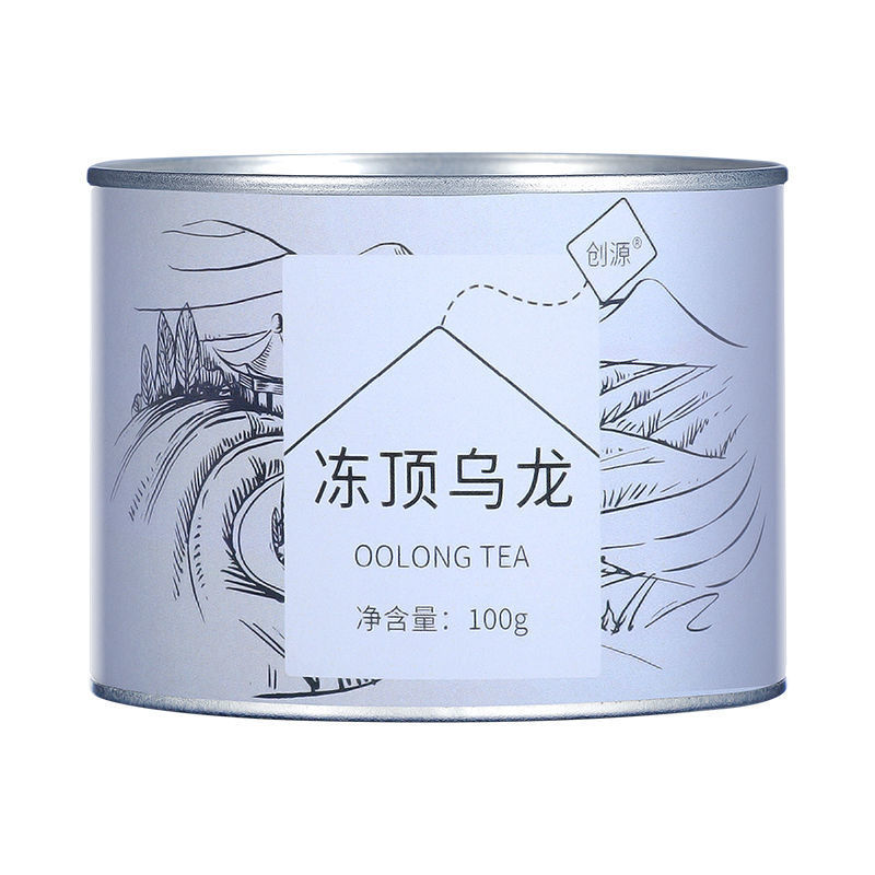 台湾冻顶乌龙茶新茶高山乌龙茶台湾原产可冷泡茶罐装100g1498 茶 特色产区乌龙茶 原图主图