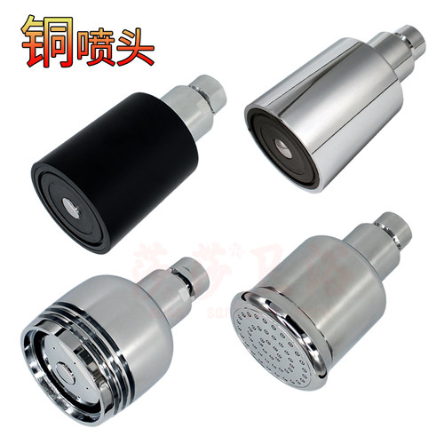 酒店专用暗装入墙式淋浴喷头全铜